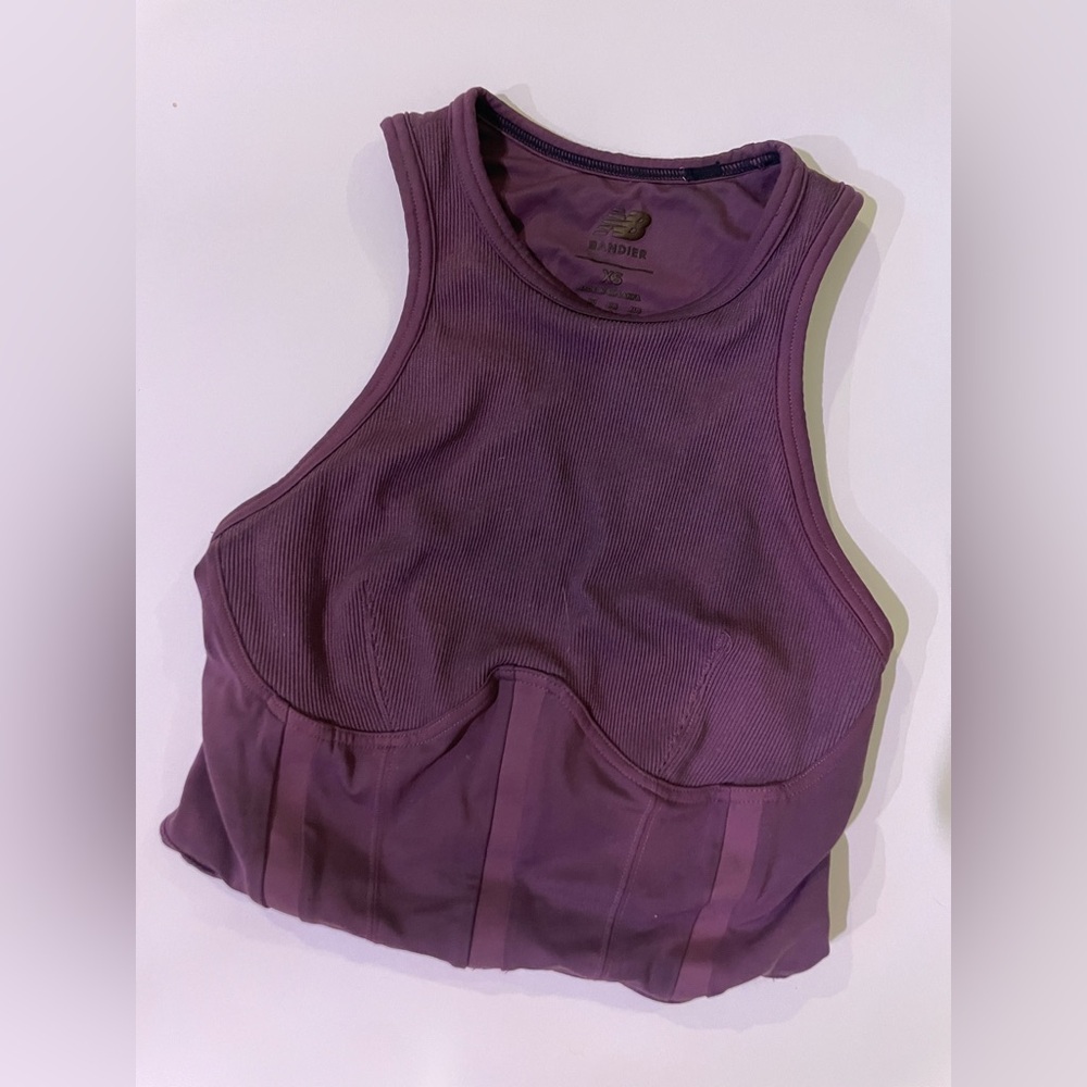 Purple Bandier Sports Bra
